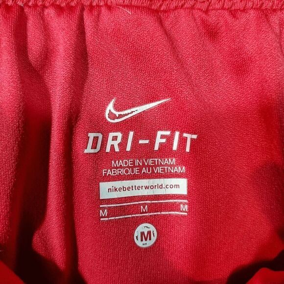 Nike Shorts Womens Medium Black Running Swoosh Logo Athletic Dri Fit Drawstring - Picture 5 of 12